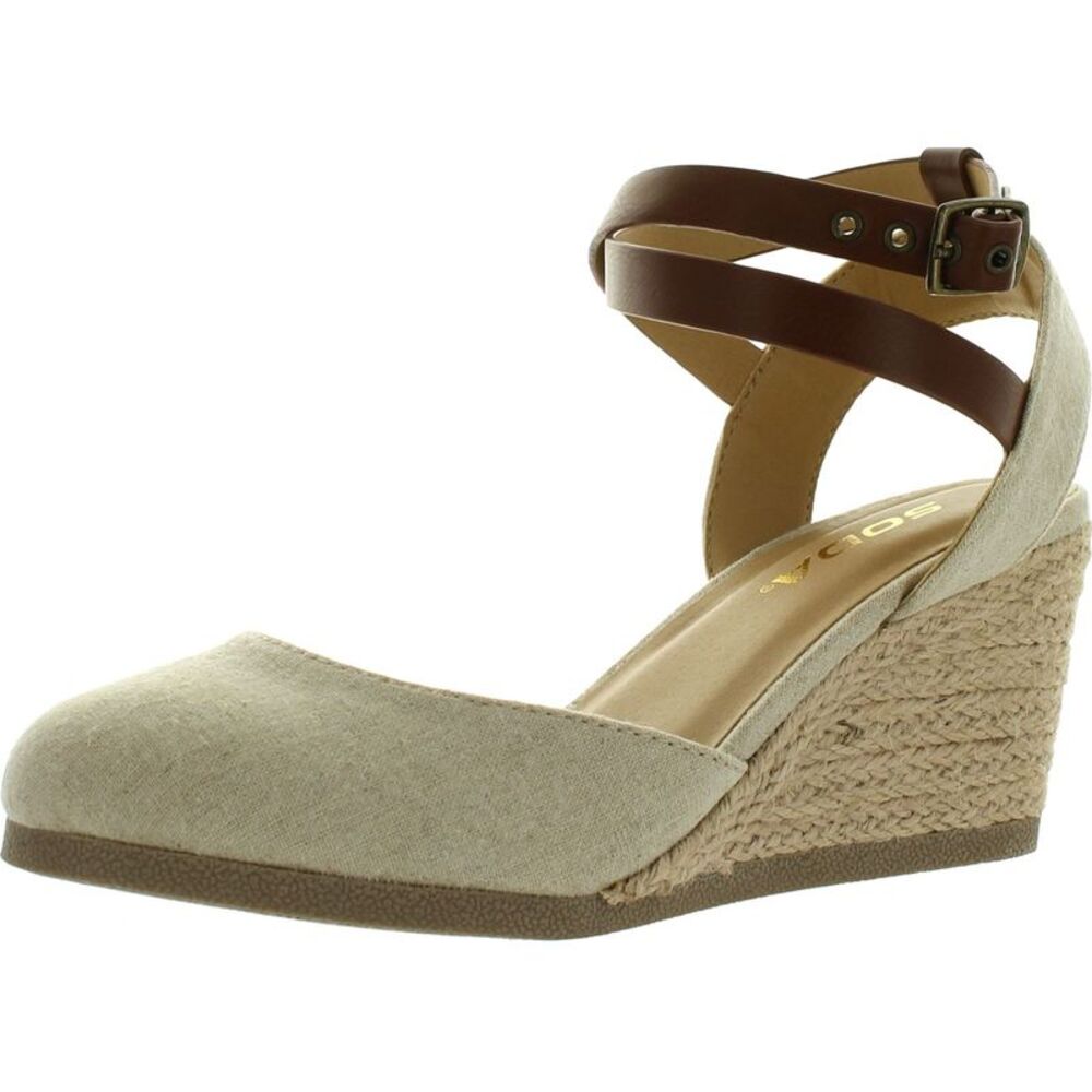 Soda Request Nat/Tan Natural/Tan Womens sandals 9 NEW